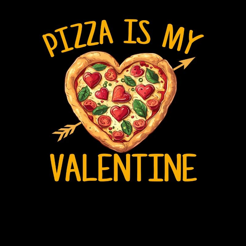 pizza is my valentine, valentines