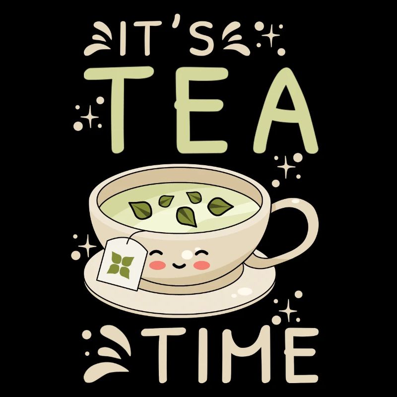 Tea Time Cute Tea Lover Kawaii Tea
