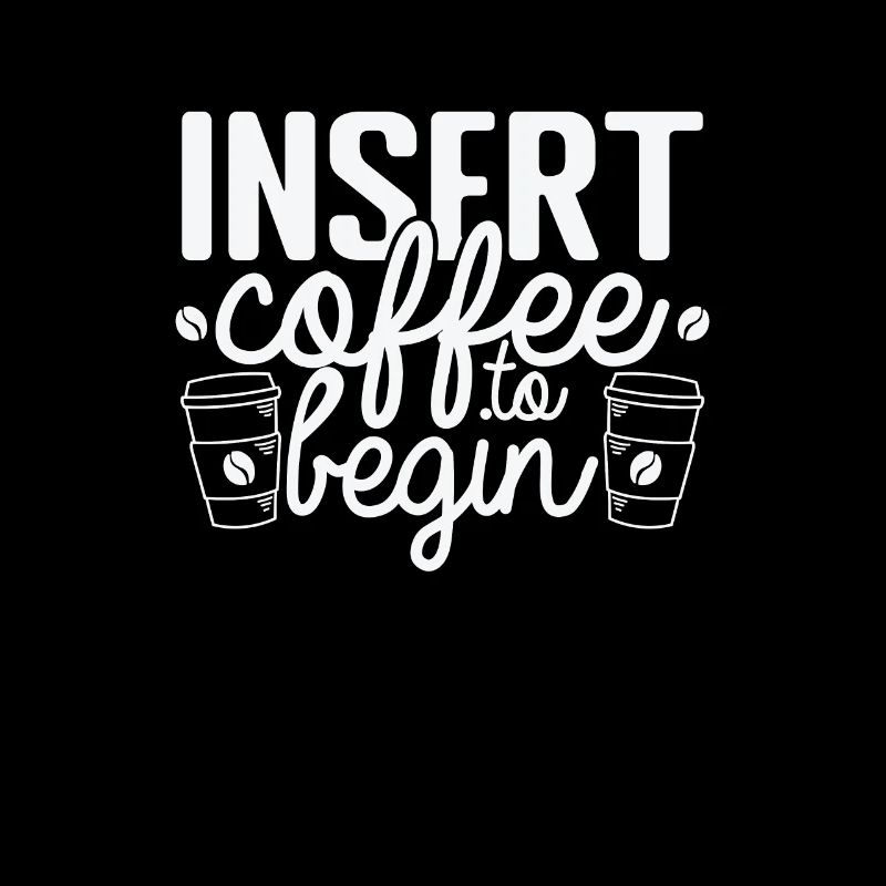 Insert Coffee to begin Caffeine Flavor