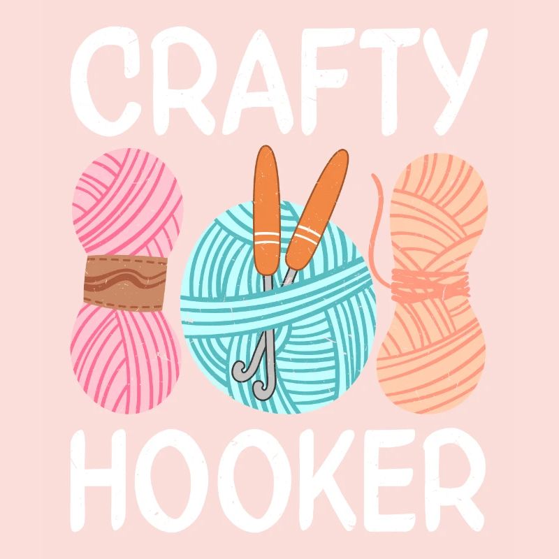 Crochet Lover Funny Loop & Hook Design