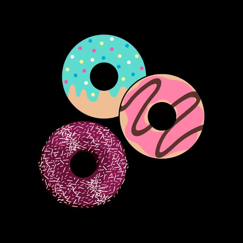 Donut Themed Donut Sprayed Funny Cute