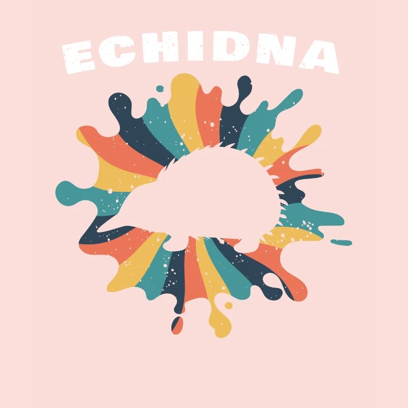 Echidna Retro Design Echidna à bec