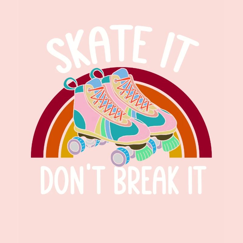 Rollerskates Funny 80er Roller Disco Skating