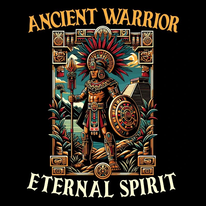 Aztec Warrior Native Mexican Aztec Civilization