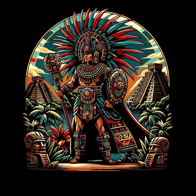 Aztec Warrior Native Mexican Aztec Civilization