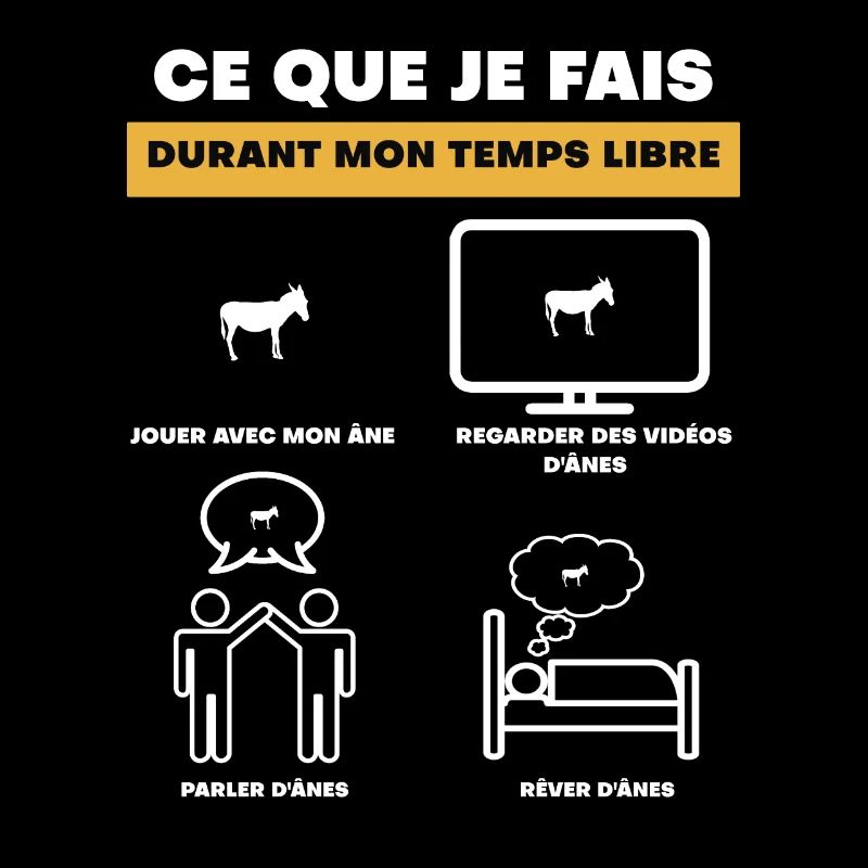 cadeau âne temps libre