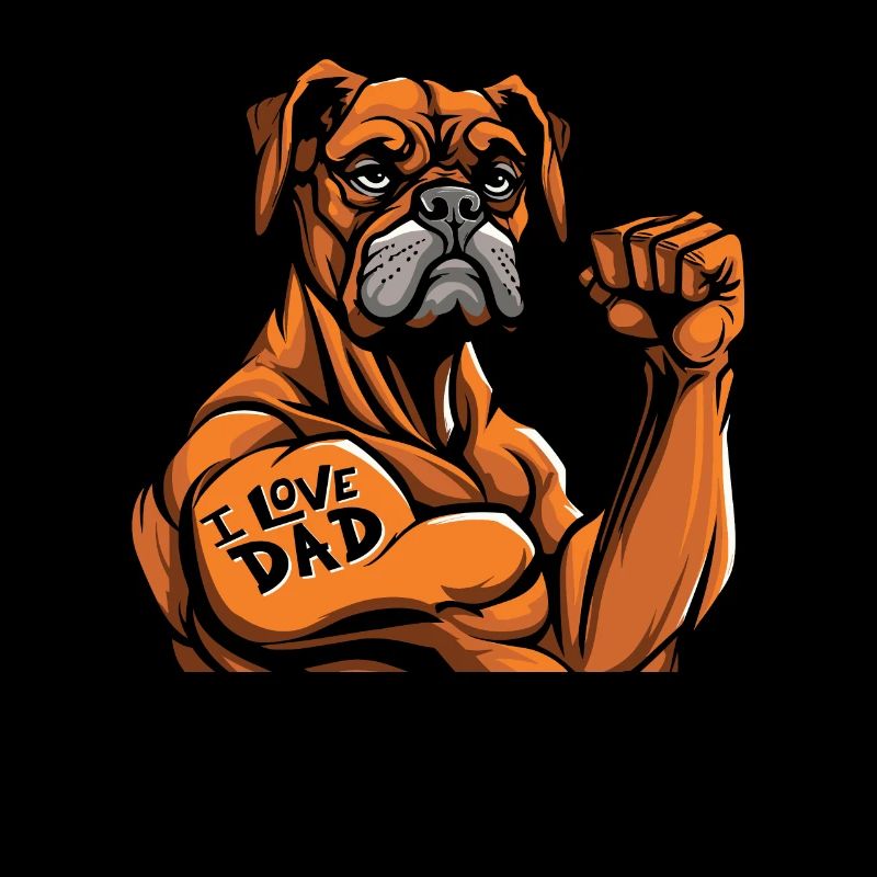 Boxer Dog German Boxer Biceps Tattoo