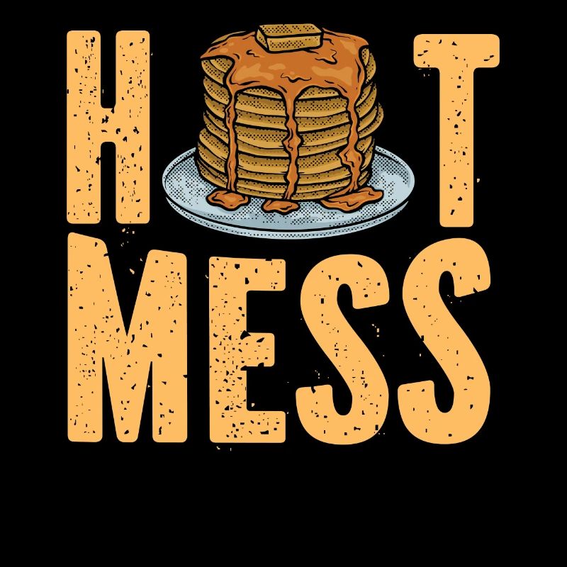Pancake Lover Kids Chaud Mess
