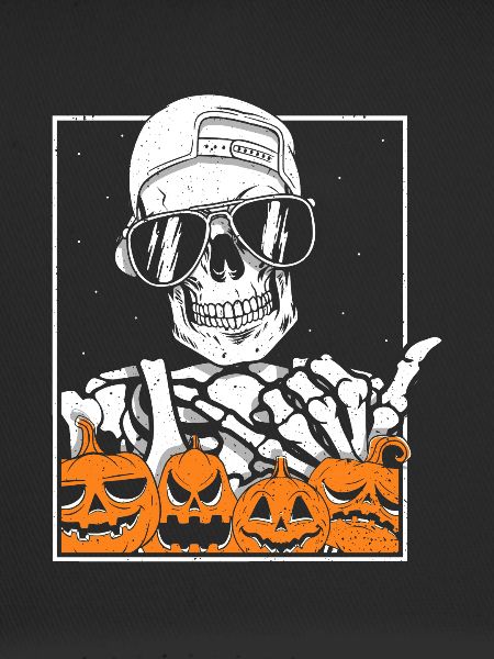 Skeleton Rock Hand Halloween