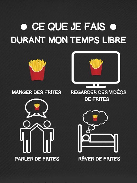 cadeau temps libre frites