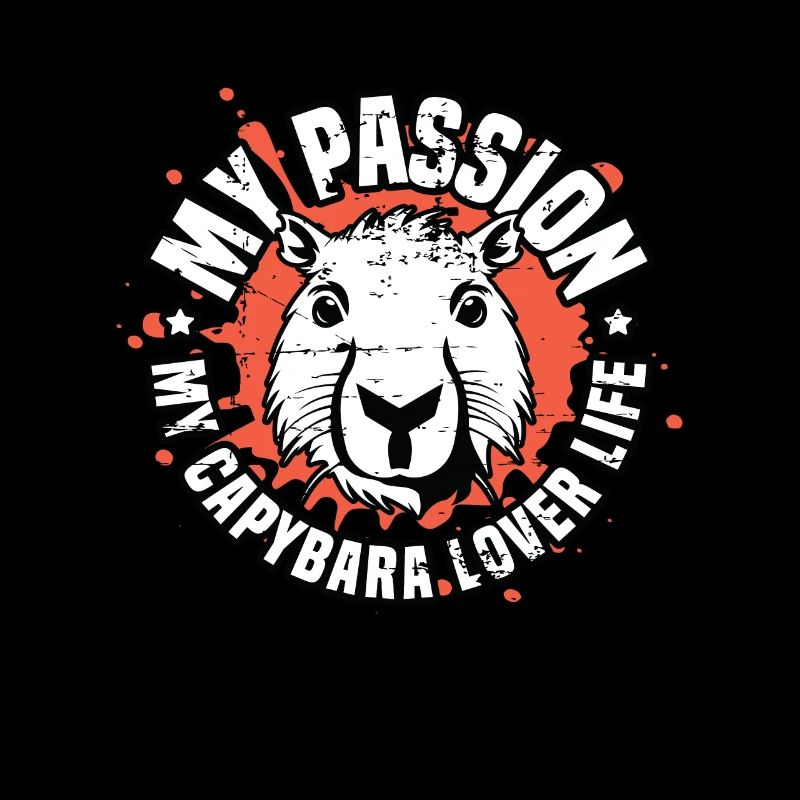 Capybara Lover My Passion My Capybara Large Rodent
