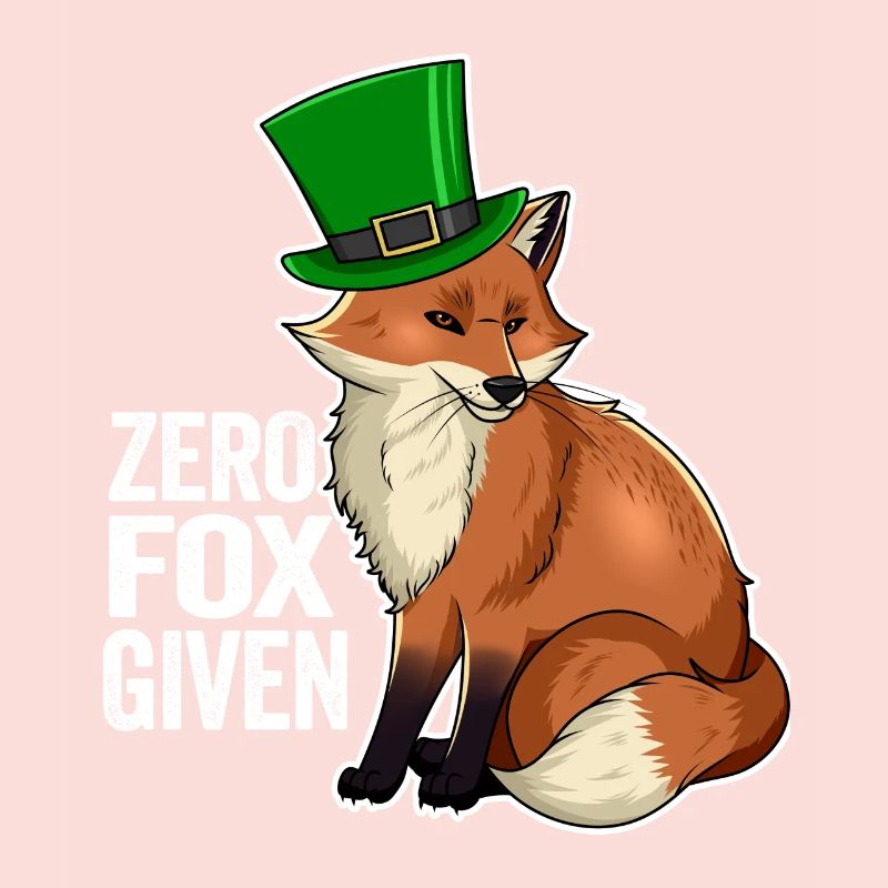 Zero Fox Given Pun Cute Kawaii Irish Fox