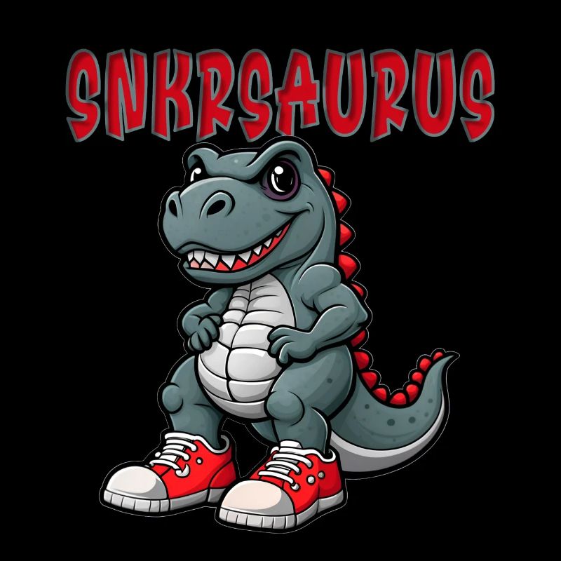 Lustiges Snkrsaurus-Design
