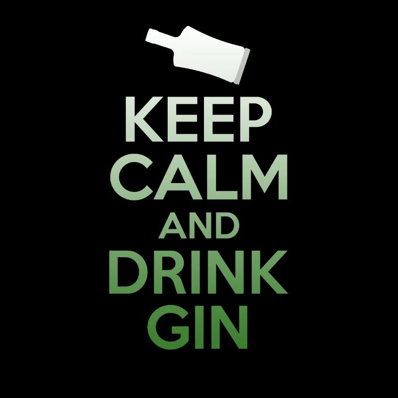 Keep Calm And Drink Gin T-Shirt - Funny Drinking