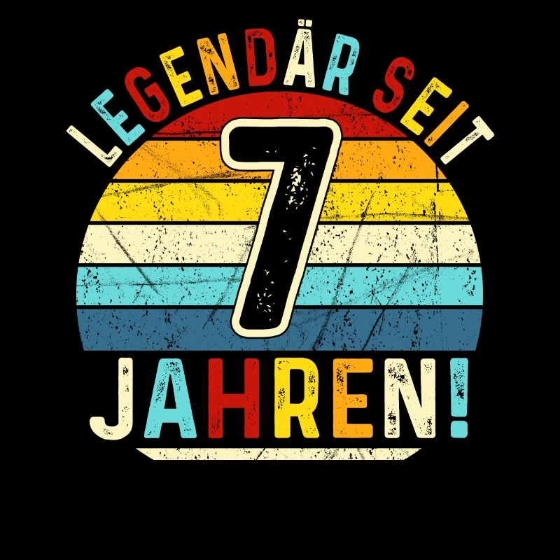 7 Jahre Geschenk 7. Geburtstag Junge Mädchen