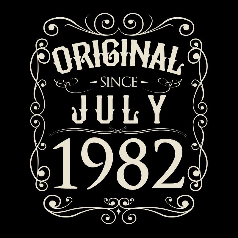 Vintage - Original since Juli 1982 Geburtstag