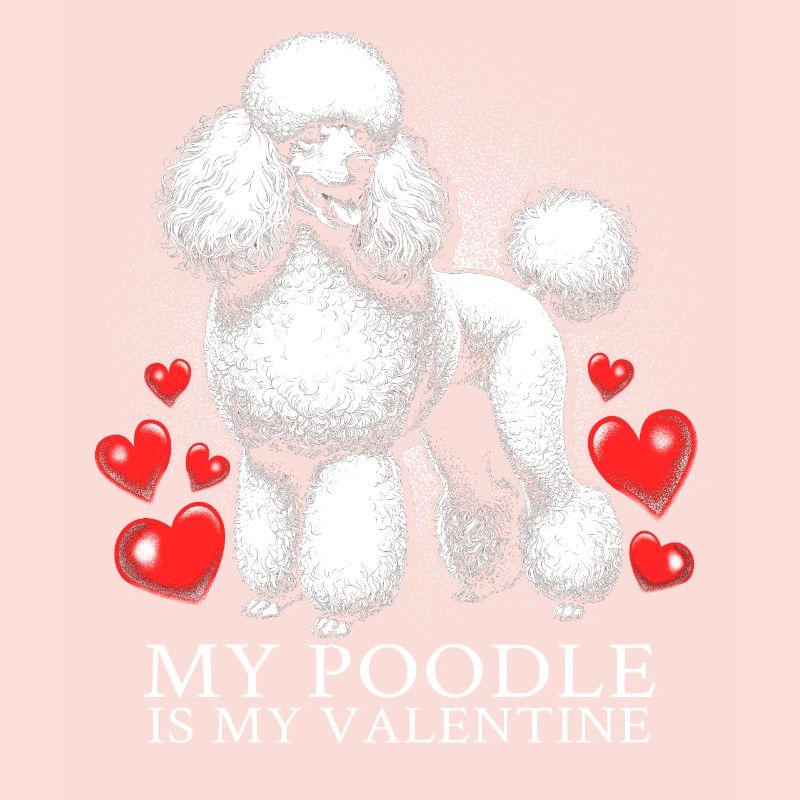 Mon caniche est ma Saint-Valentin