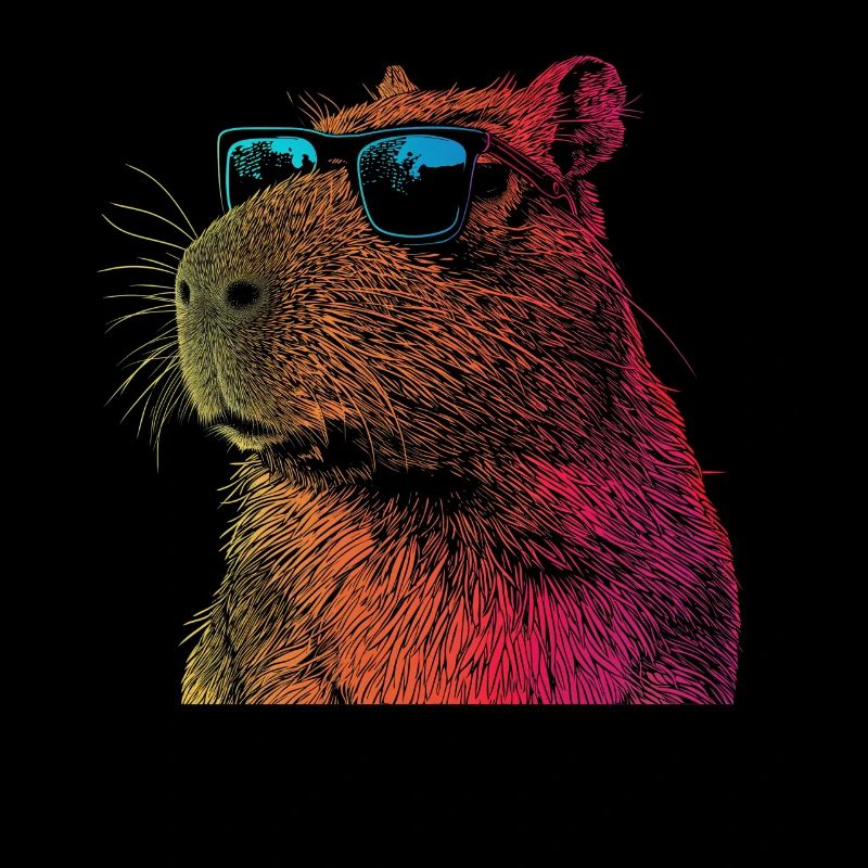 Capybara Funny Gift