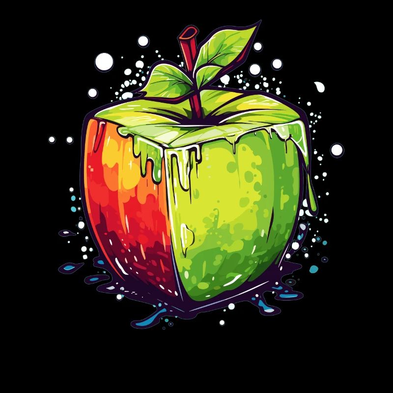 Würfel Apfel Cube Apple