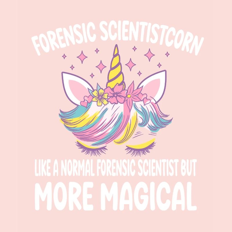 Forensic Scientistcorn comme un scientifique normal