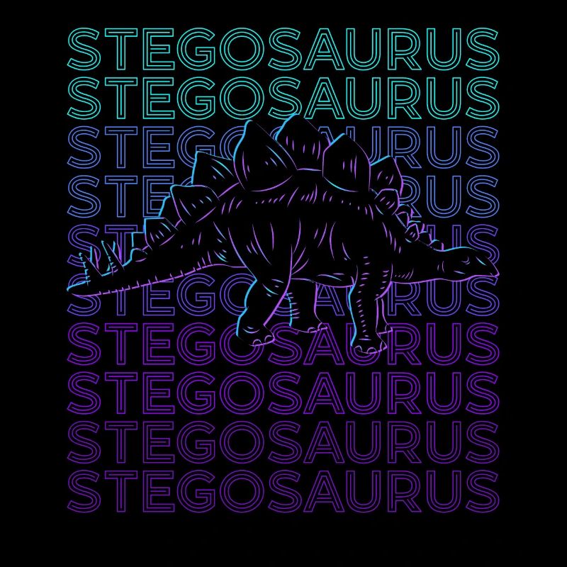 Stegosaurus Dinosaurier Retro