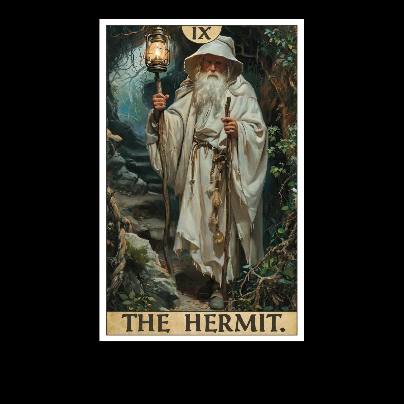 Tarotkarten Tarotkarte The Hermit Der Eremit
