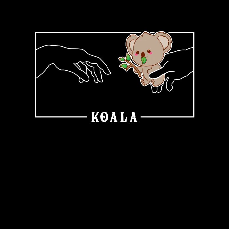Michelangelo Schöpfung von Adam Koala Koalabär