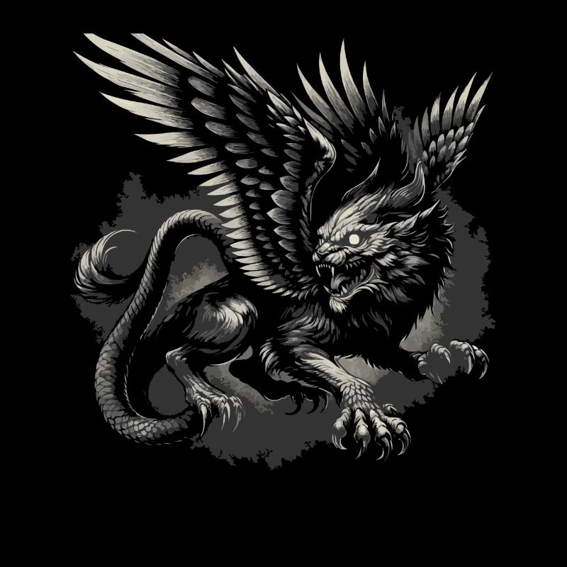 Piasa Bird Mythical Creature Folklore Urban Legend