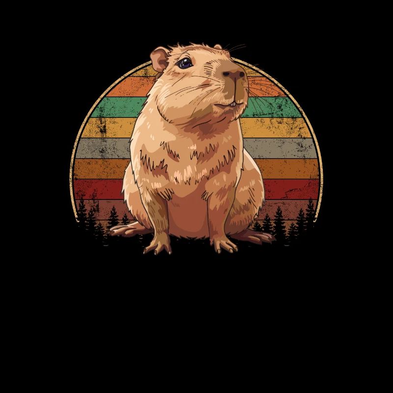 Capybara vintage