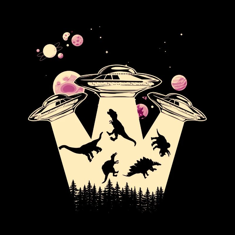 Alien Dinosaur UFO Abduction