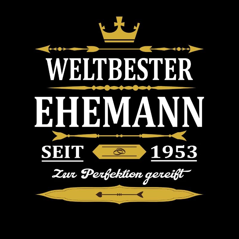 Weltbester Ehemann Seit 1953 Vintage Hochzeitstag