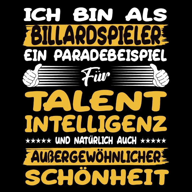Billiardspieler ein Paradebeispiel Billiard