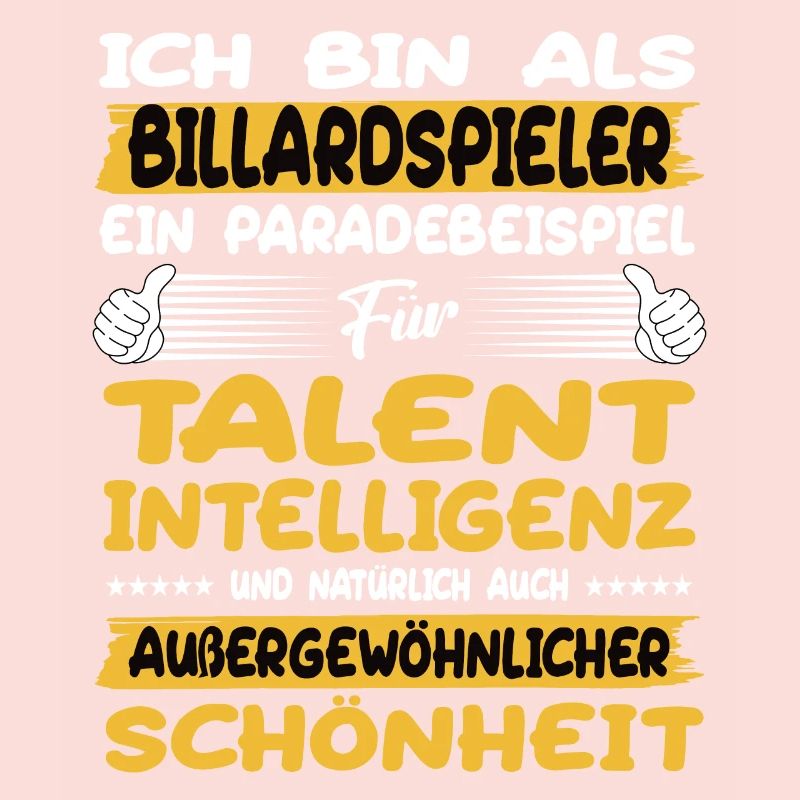 Billiardspieler ein Paradebeispiel Billiard