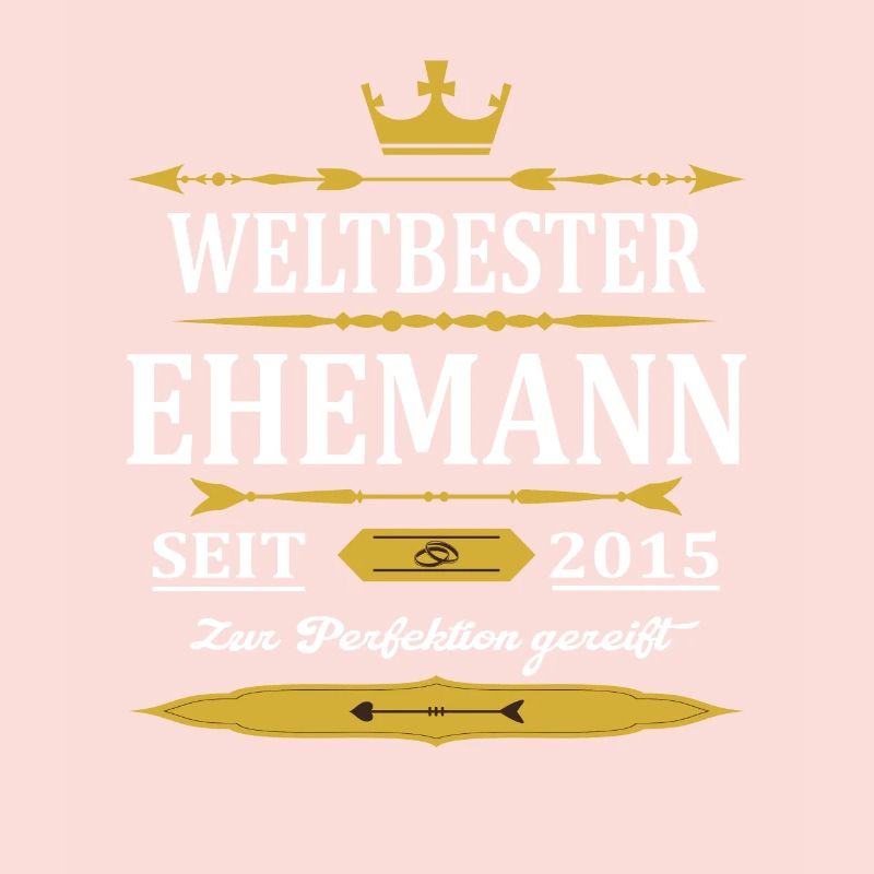 Weltbester Ehemann Seit 2015 Vintage Hochzeitstag