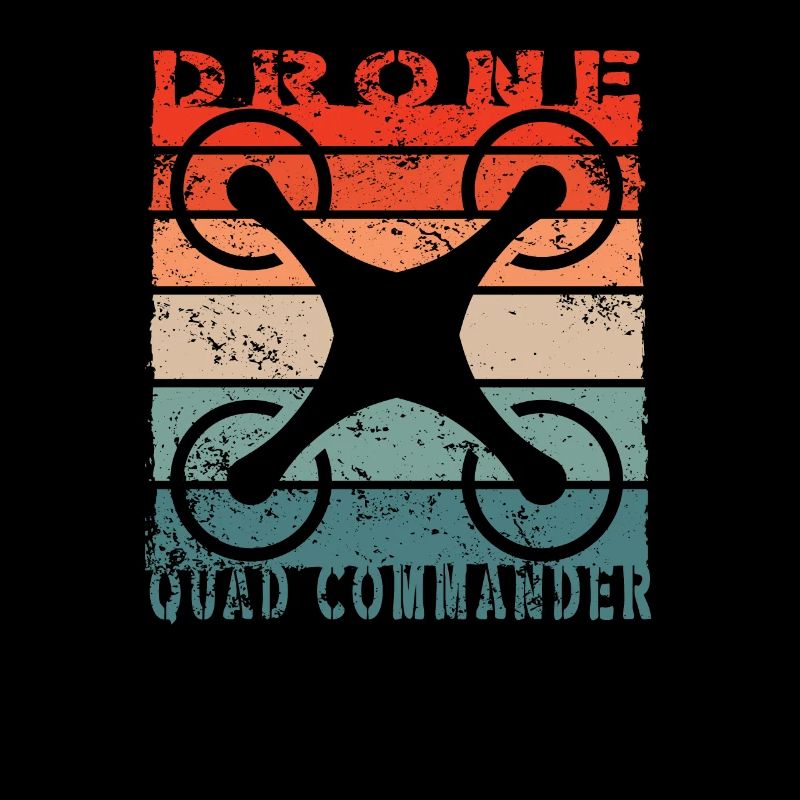 Drone quadricoptère rétro | Drones