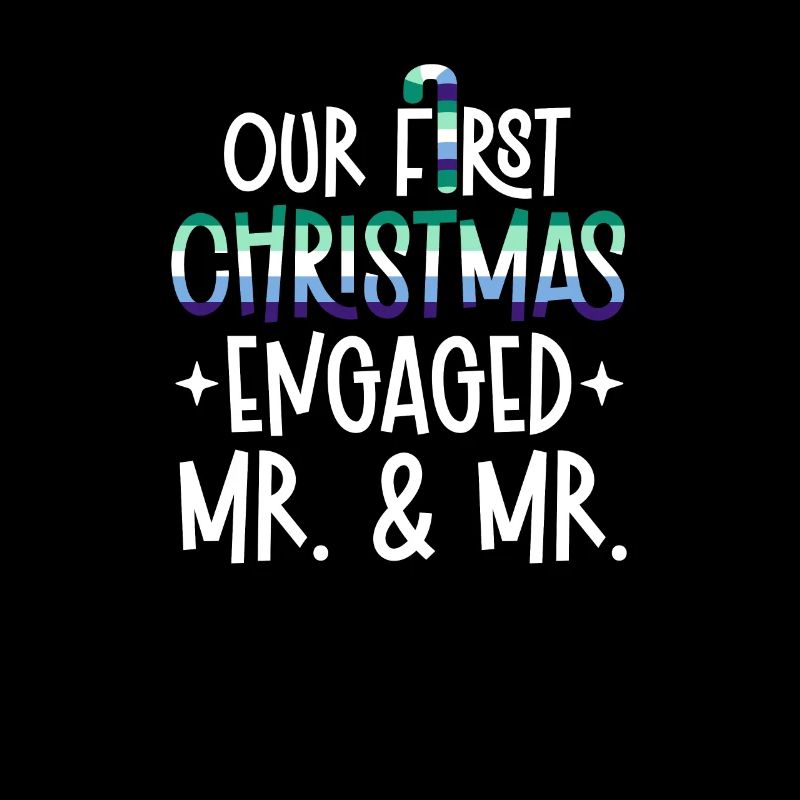 Mr. & Mr. First Christmas Homo-Ehe