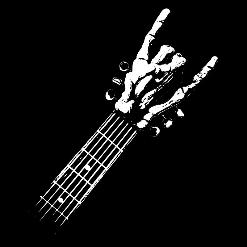 Rock & Roll Halloween Skeleton Hand - Rock On
