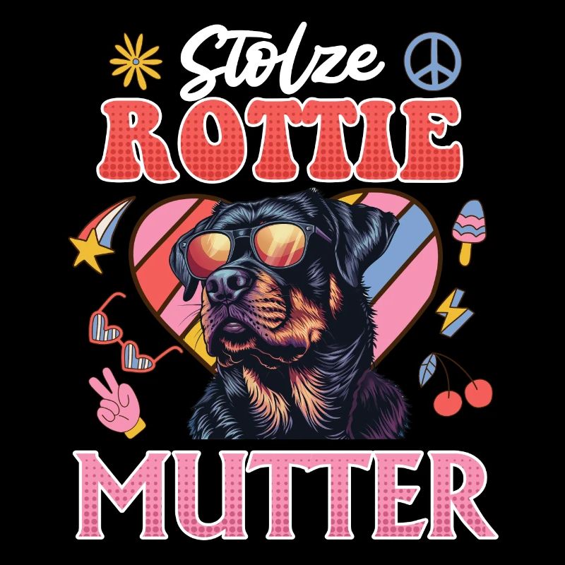 Rottweiler STOLZE ROTTIE MUTTER Cooles