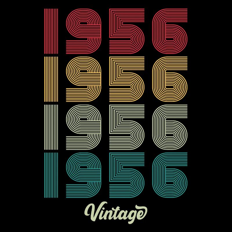 68 Years Old Vintage 1956 Limited Edition 68th