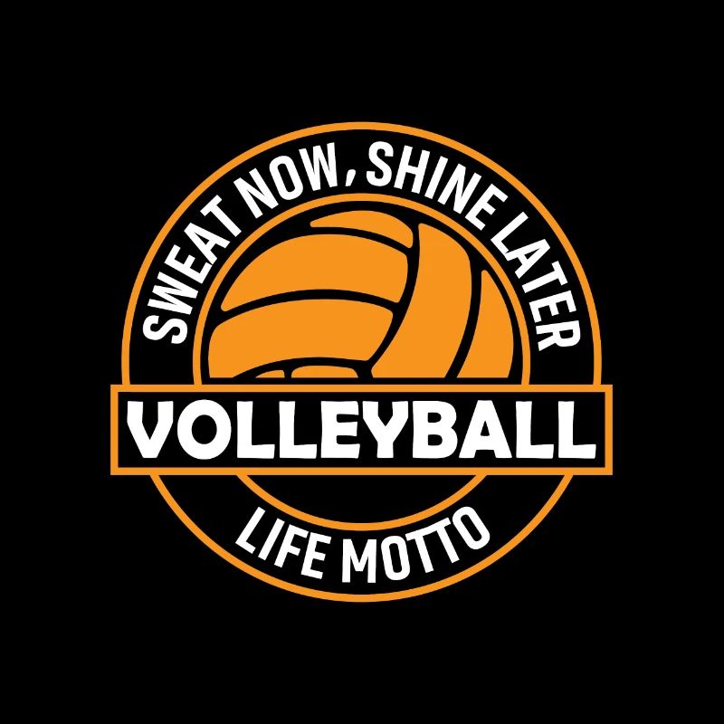 Transpirez maintenant, brillez plus tard - Devise de la vie de volleyball