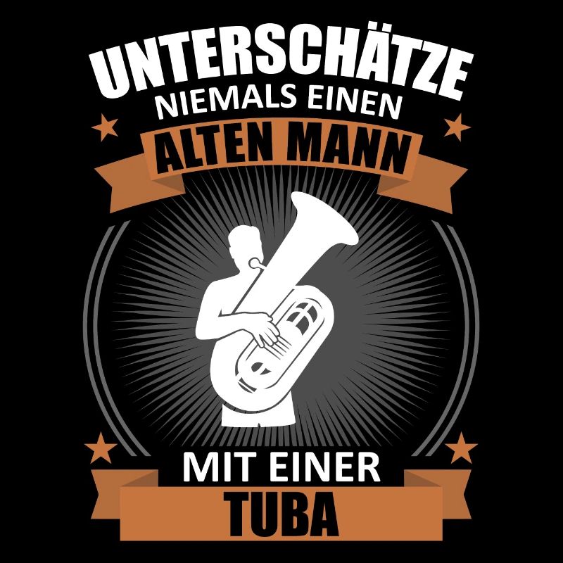 Old Man Master Tuba Honorary Gift