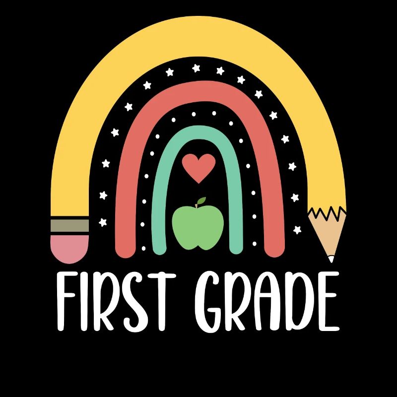 1st Grade Rainbow Pencil School Elementary School