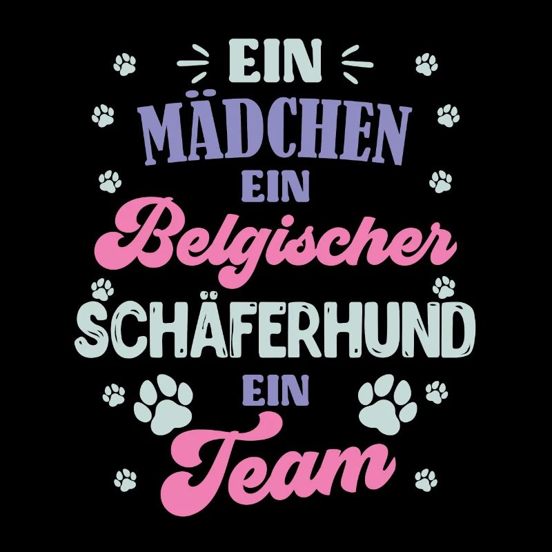 Malinois EIN MÄDCHEN EIN BELGISCHER SCHÄFERHUND