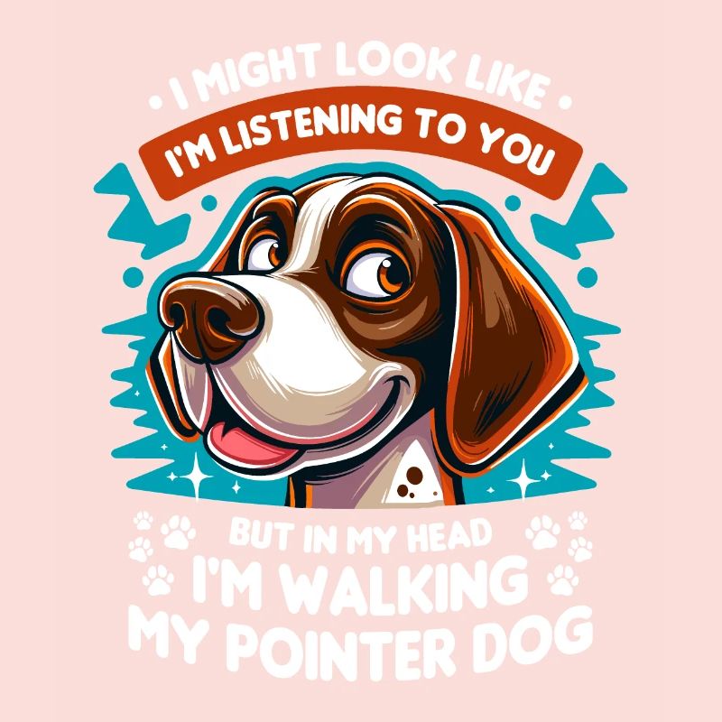 J’ai peut-être l’air d’écouter English Pointer
