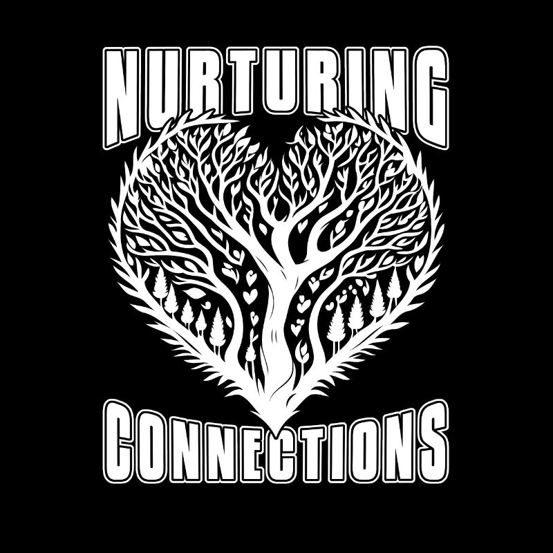 Mama Mutter Baum Natur Herz