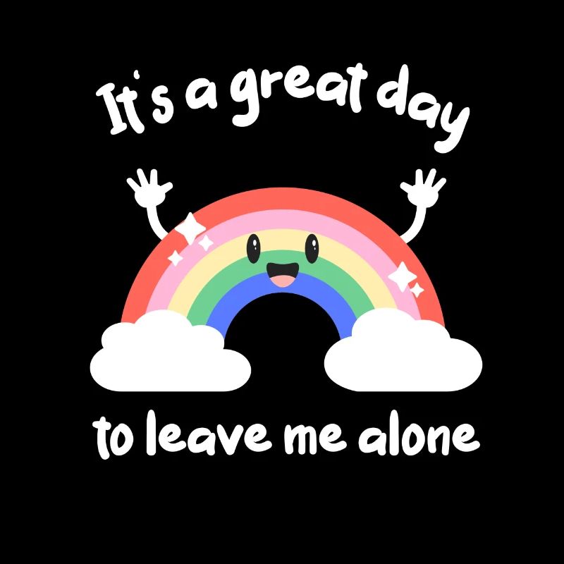 Kawaii Rainbow Sarcasm Antisocial Humor