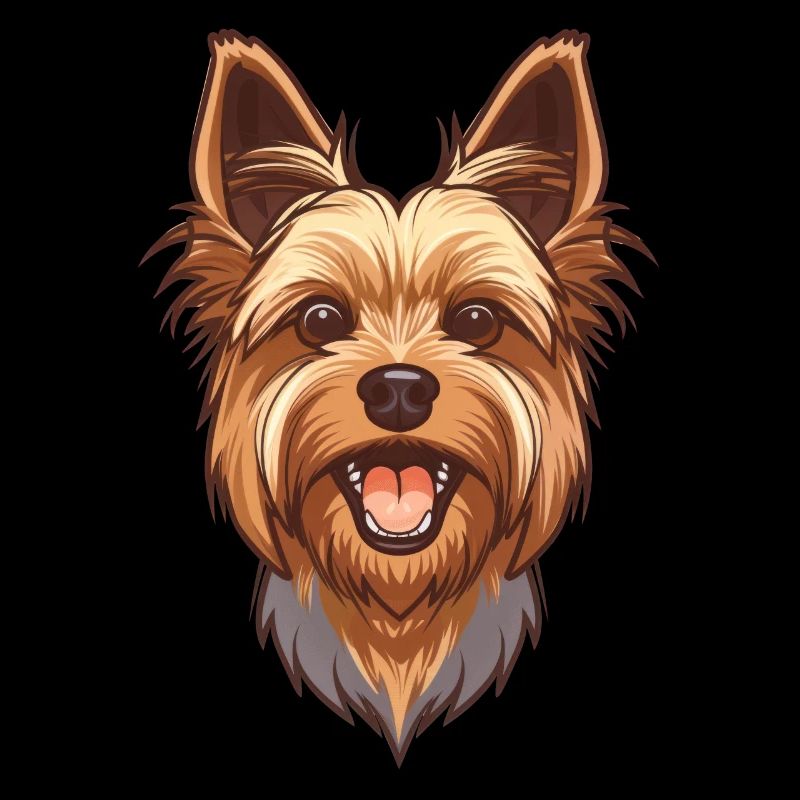 Yorkshire Terrier | Illustration de dessin animé