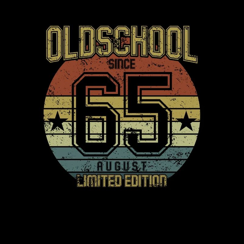 August 1965 - Geburtstag im August Oldschool