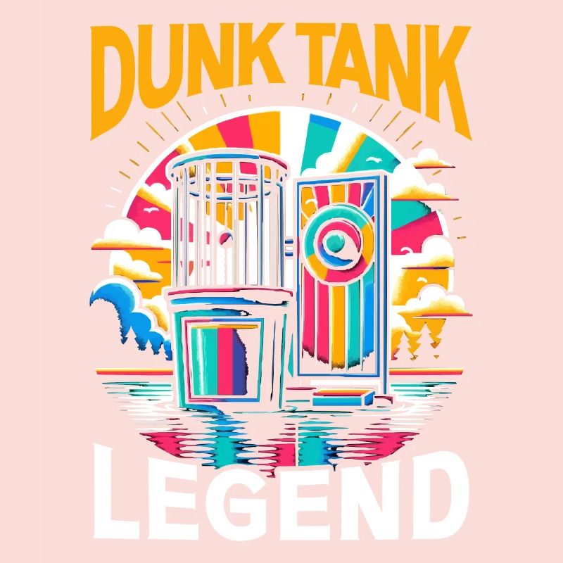 Dunk Tank Carnival Fair Circus Goer Dunking Booth