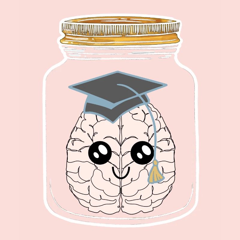 Inteligenz Einweckglas Studenten Studierter Geek